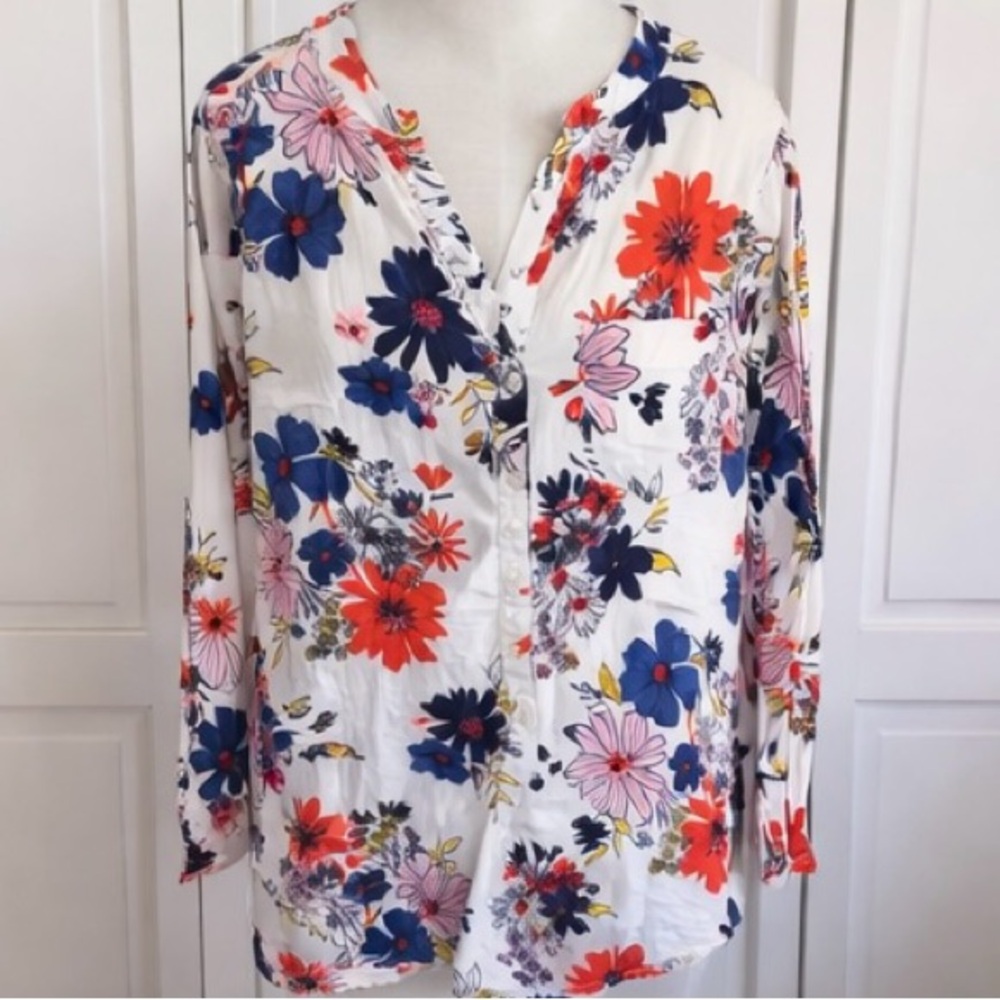 Old Navy -100% Cotton Floral Print Women's Top size M